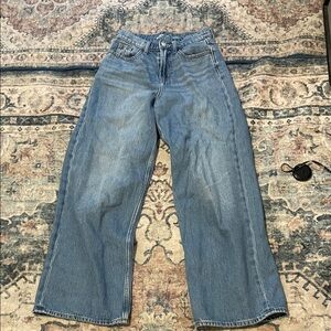Old Navy baggy wide leg Light Blue Jeans